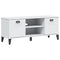 Schoenenbank VIKEN 106x35x45 cm massief grenenhout wit