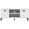 Schoenenbank VIKEN 106x35x45 cm massief grenenhout wit