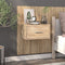 Wandnachtkastjes 2 st bewerkt hout sonoma eikenkleurig
