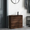 Schoenenkast 60x21x57 cm bewerkt hout bruineikenkleurig