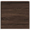 Schoenenkast 60x21x57 cm bewerkt hout bruineikenkleurig
