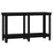 werkbank 140x50x80 cm massief grenenhout zwart