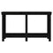 werkbank 140x50x80 cm massief grenenhout zwart