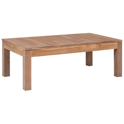 Salontafel 110x60x40 cm teakhout met natuurlijke afwerking