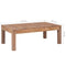 Salontafel 110x60x40 cm teakhout met natuurlijke afwerking