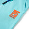 Kindershorts met trekkoord 116 zeeblauw