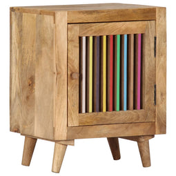 Nachtkastje 40x30x50 cm massief mangohout