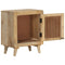 Nachtkastje 40x30x50 cm massief mangohout