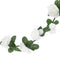 Kunstbloemslingers 6 st 240 cm wit