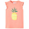 Kindershirt 140 neonkoraal