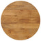 Tafelblad rond 90x3,8 cm massief ruw mangohout