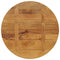 Tafelblad rond 90x3,8 cm massief ruw mangohout