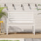 Tuinbank 109x48x91,5 cm massief grenenhout wit
