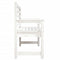Tuinbank 109x48x91,5 cm massief grenenhout wit