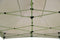 Partytent Professionele Easy Up 3 x 6 meter zonder zijwanden in Wit
