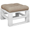 Palletkussen 60x60x12 cm stof taupe