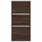 Schoenenkast 60x21x125,5 cm bewerkt hout bruineikenkleurig