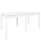 Tuintafel 159,5x82,5x76 cm massief grenenhout wit