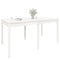 Tuintafel 159,5x82,5x76 cm massief grenenhout wit