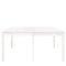 Tuintafel 159,5x82,5x76 cm massief grenenhout wit
