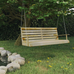 Schommelbank 155x65x60 cm gempregneerd grenenhout
