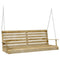 Schommelbank 155x65x60 cm gempregneerd grenenhout