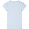 Kindershirt 128 lichtblauw