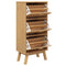 Schoenenkast OLDEN 55x35x120 cm grenenhout bruin