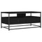 Salontafel 100x51x45 cm bewerkt hout zwart