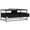 Salontafel 100x51x45 cm bewerkt hout zwart
