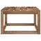 Tuintafel pallet 60x60x36,5 cm gempregneerd grenenhout bruin