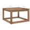 Tuintafel pallet 60x60x36,5 cm gempregneerd grenenhout bruin