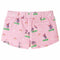 Kindershorts met trekkoord konijnenprint 92 lichtroze