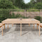 Tuintafel 203,5x100x76 cm massief grenenhout
