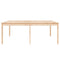 Tuintafel 203,5x100x76 cm massief grenenhout