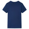 Kindershirt met korte mouwen 116 donkerblauw