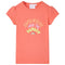Kindershirt 116 koraalkleurig