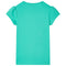 Kindershirt 92 mintkleurig
