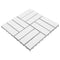 Terrastegels 10 st 30x30 cm massief acaciahout wit