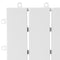 Terrastegels 10 st 30x30 cm massief acaciahout wit
