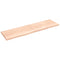 Wandschap 220x60x4 cm onbehandeld massief eikenhout