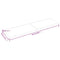 Wandschap 220x60x4 cm onbehandeld massief eikenhout