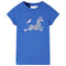 Kindershirt 92 kobaltblauw