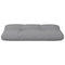 Palletkussen 80x40x12 cm stof grijs