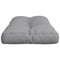 Palletkussen 80x40x12 cm stof grijs