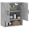 Wandkast 60x31x70 cm bewerkt hout betongrijs