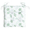 Stoelkussens 6 st bladpatroon 40x40x7 cm stof