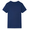 Kindershirt met korte mouwen 140 donkerblauw
