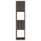 Draaikast 34,5x34,5x147,5 cm spaanplaat grijs en sonoma eiken