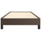 Bedframe kunstleer bruin 80x200 cm